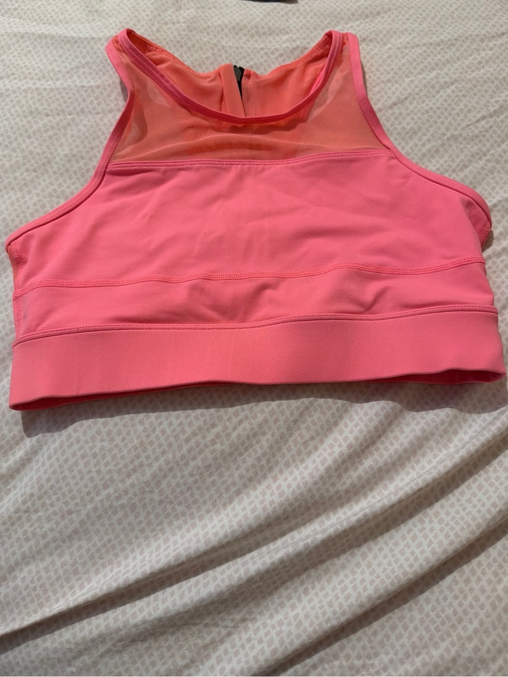 Zyia Active Women's Large All Star High-Neck Racerback Sports Bra